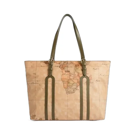 Alviero Martini Geo Map Tote Bag