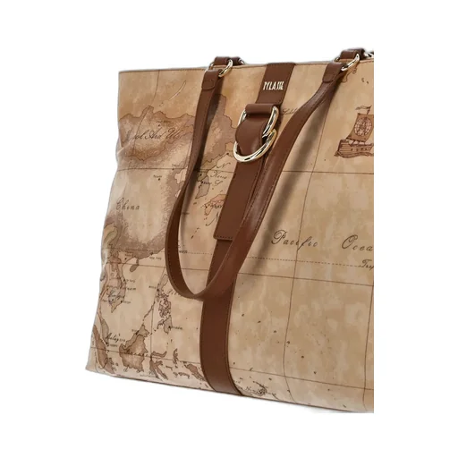 Alviero Martini Map-Print Tote Bag