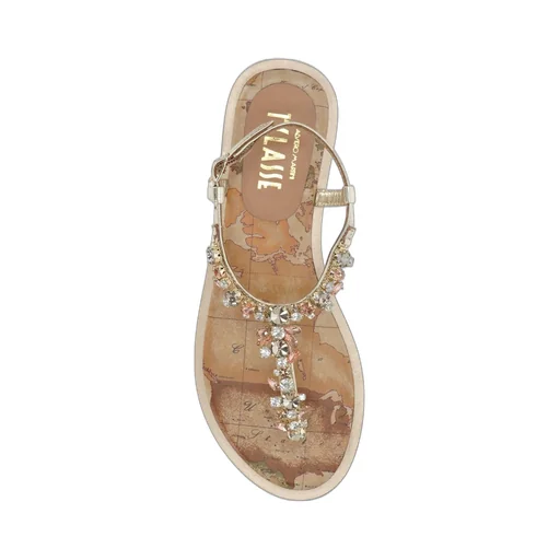 Alviero Martini Embellished Thong Sandals
