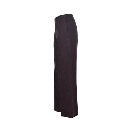 Alysi Checkered Pattern Wide Leg Trousers
