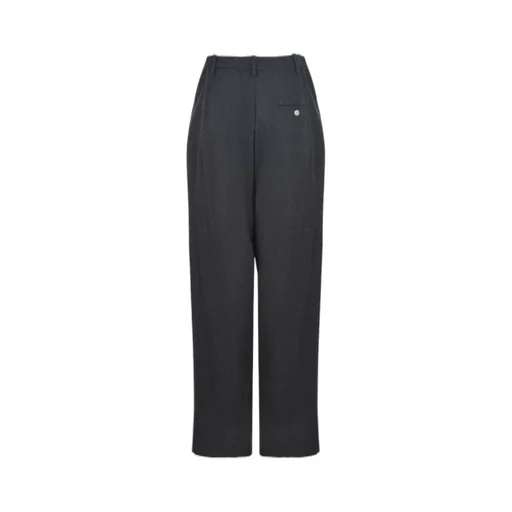 Alysi Pleated Straight Leg Tailored Trousers