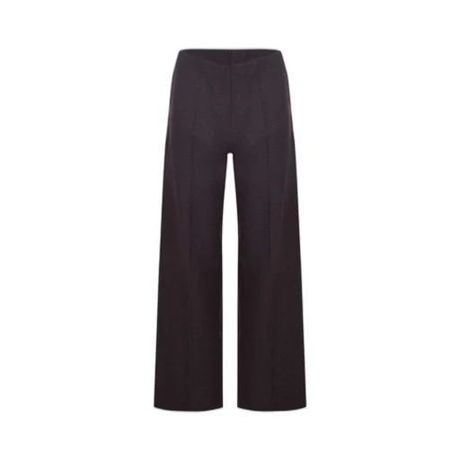 Alysi Checkered Pattern Wide Leg Trousers
