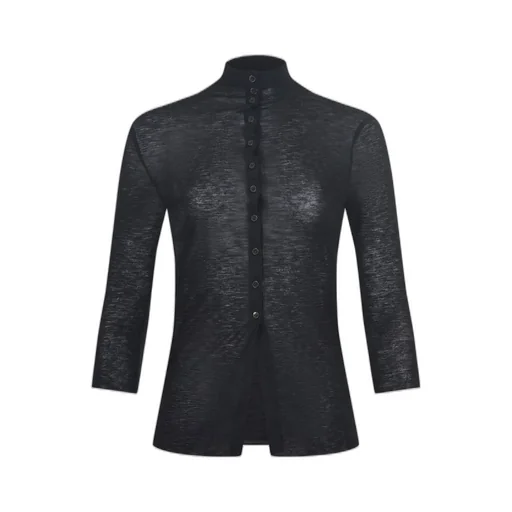 Alysi Long Sleeve Fine-Knit Top