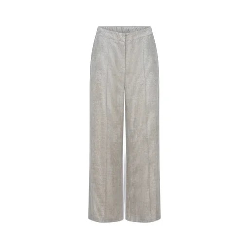 Alysi Elastic Waistband Wide-Leg Pants