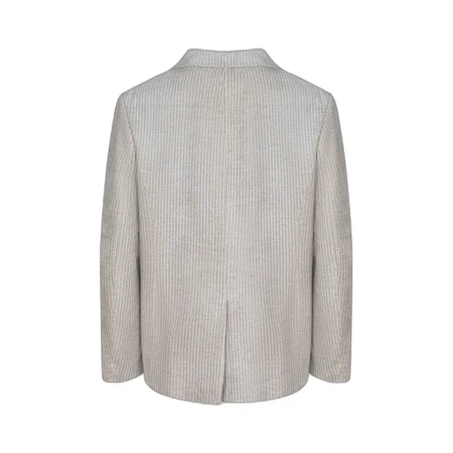Alysi Striped Single-Breasted Blazer