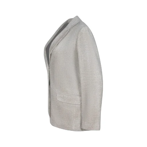 Alysi Striped Single-Breasted Blazer