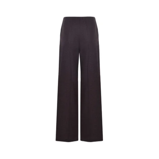 Alysi Checkered Pattern Wide Leg Trousers