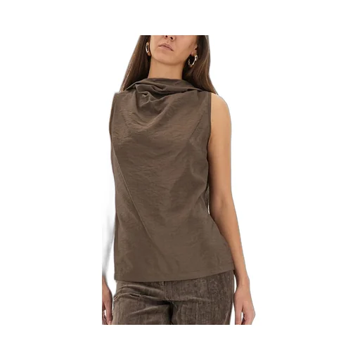Alysi Hooded Sleeveless Top