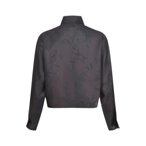 Alysi Contrasted Pattern Buttoned Shirt