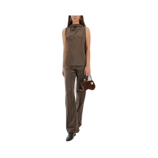 Alysi Hooded Sleeveless Top