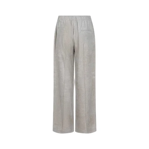 Alysi Elastic Waistband Wide-Leg Pants