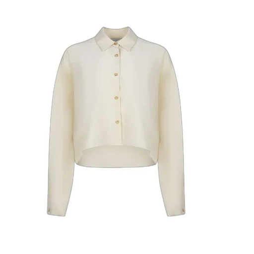 Alysi Long Sleeve Cropped Shirt