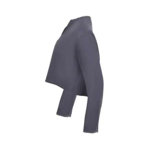 Alysi Cropped Embellished-Trim Top