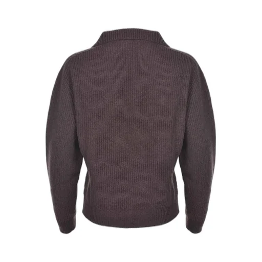 Alysi Quilted Long Sleeve Ribbed Jumper