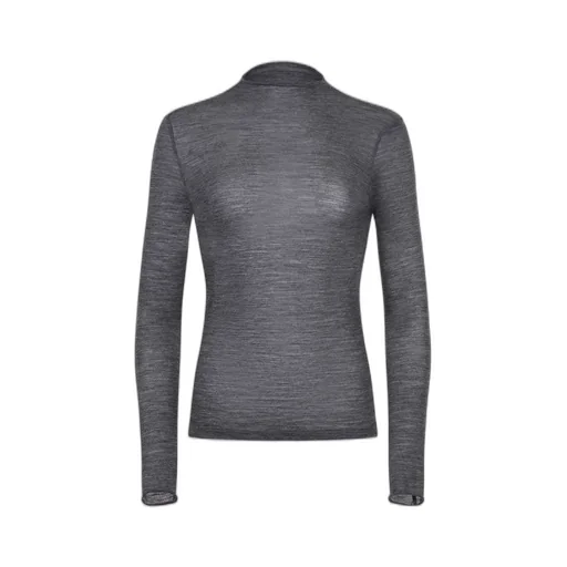 Alysi Long Sleeve High Neck Top