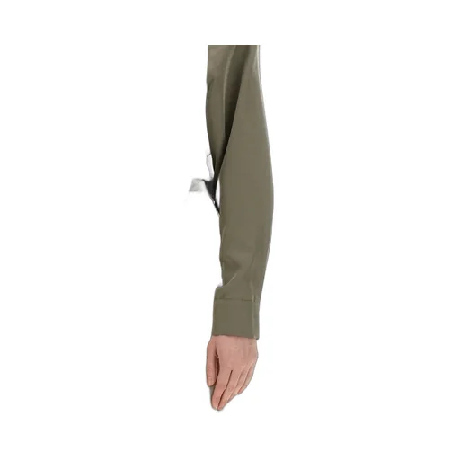 Alysi Cropped Ruffled Wrap Top