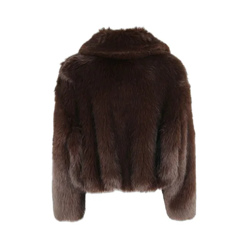 Alysi Eco Fur Bomber Jacket