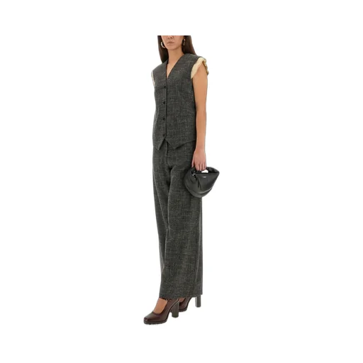 Alysi V-Neck Buttoned Vest