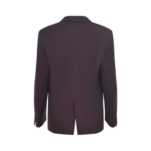 Alysi Single-Breasted Checked Blazer