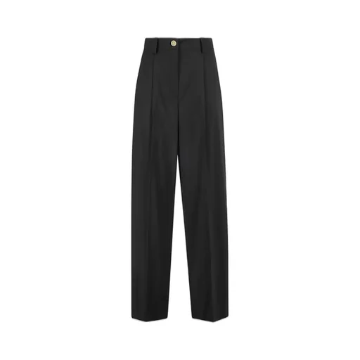 Alysi High-Waist Wide-Leg Trousers