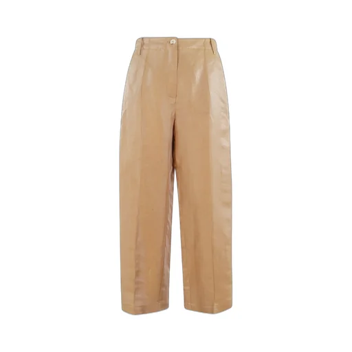 Alysi Lurex-Detailed Pleated Trousers