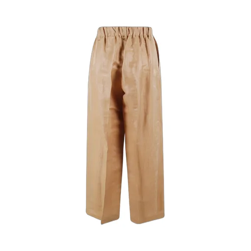 Alysi Lurex-Detailed Pleated Trousers