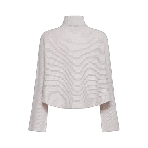 Alysi Wide-Sleeve Cropped Jumper