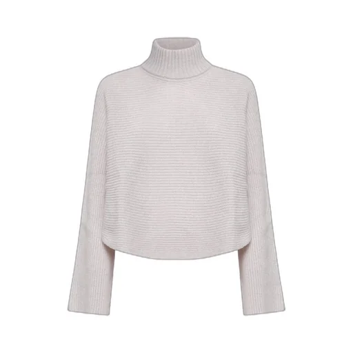 Alysi Wide-Sleeve Cropped Jumper