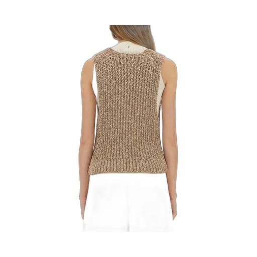 Alysi Sequin-Embellished Knitted Vest