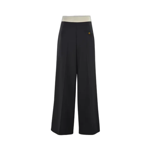 Alysi Color-Block Wide Leg Trousers