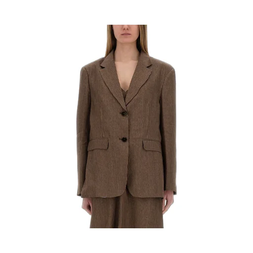 Alysi Mini Stripe Blazer Jacket