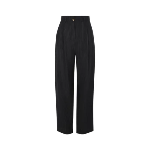 Alysi Striped Wide Leg Trousers
