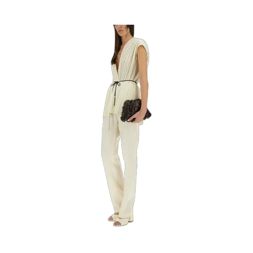 Alysi Pleated Wrap Style Jacket