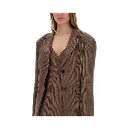 Alysi Mini Stripe Blazer Jacket