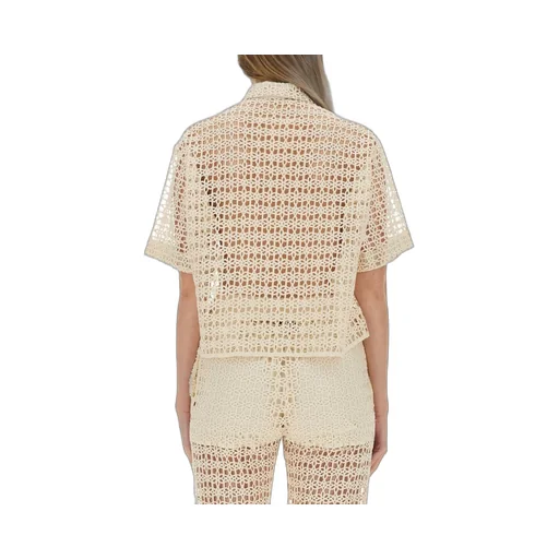 Alysi Macrame Short Sleeved Shirt