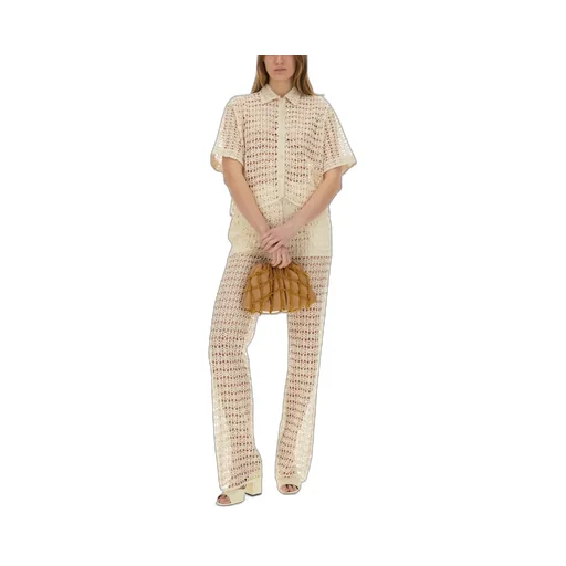 Alysi Macrame Short Sleeved Shirt