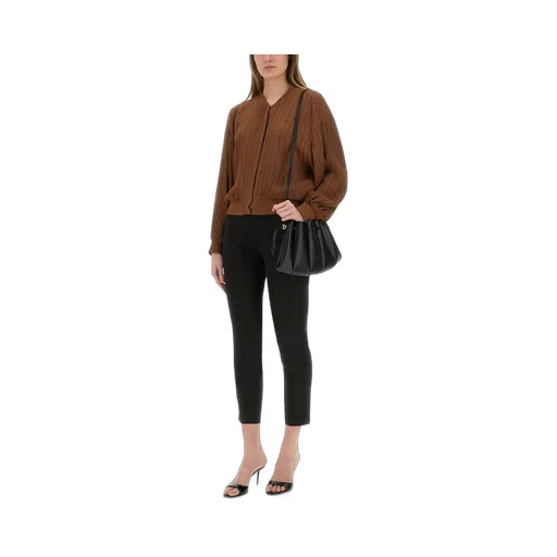 Alysi Stitched Striped Bomber Jacket