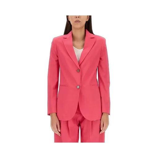 Alysi Single-Breasted Buttoned Blazer