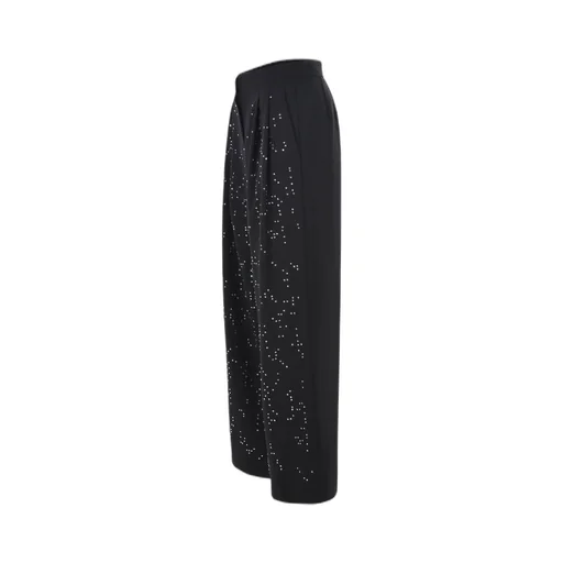 Alysi Wide-Leg Embellished Trousers
