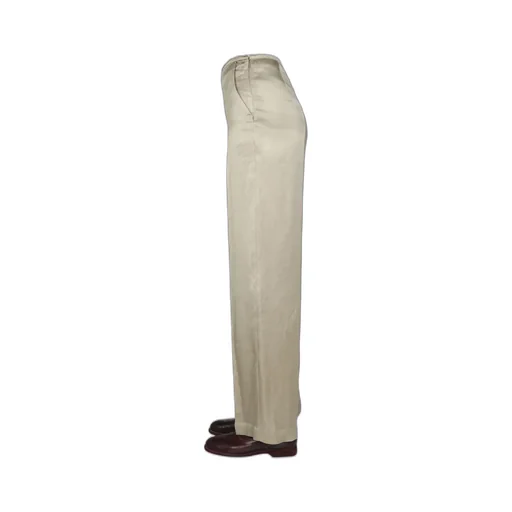 Alysi Straight Leg Satin Trousers