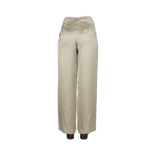 Alysi Straight Leg Satin Trousers