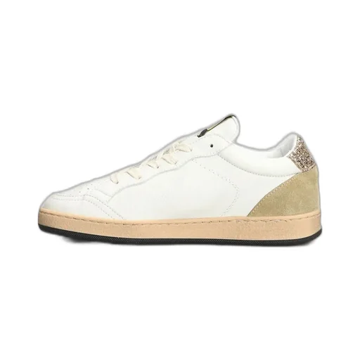 Ama Brand Glitter-Panel Star Lace-Up Sneakers