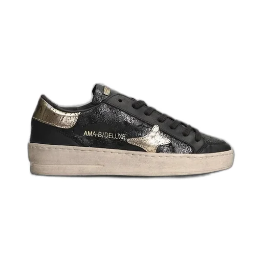 Ama Brand Star Lace-Up Sneakers