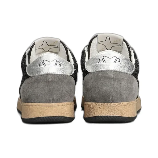 Ama Brand Embellished Lace-Up Sneakers