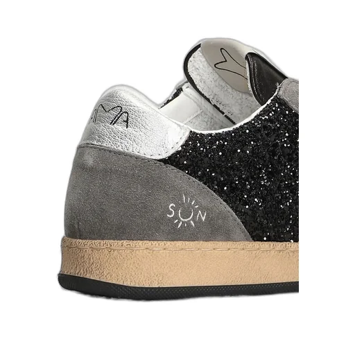 Ama Brand Embellished Lace-Up Sneakers