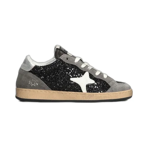 Ama Brand Embellished Lace-Up Sneakers