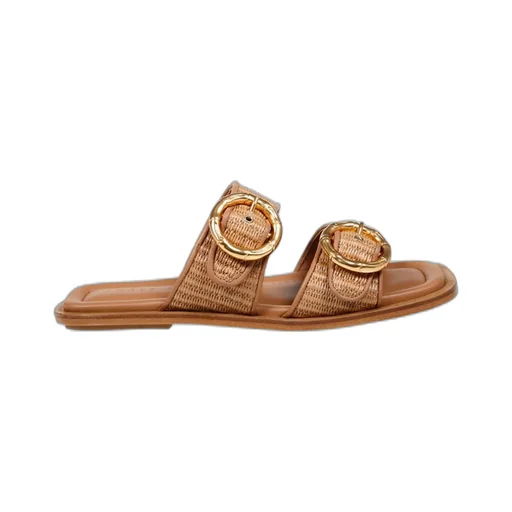 Amato Daniele Woven Buckle Sandals