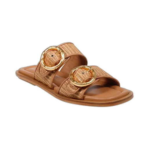 Amato Daniele Woven Buckle Sandals