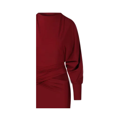 AmazuÌN Karubu Draped Midi Dress