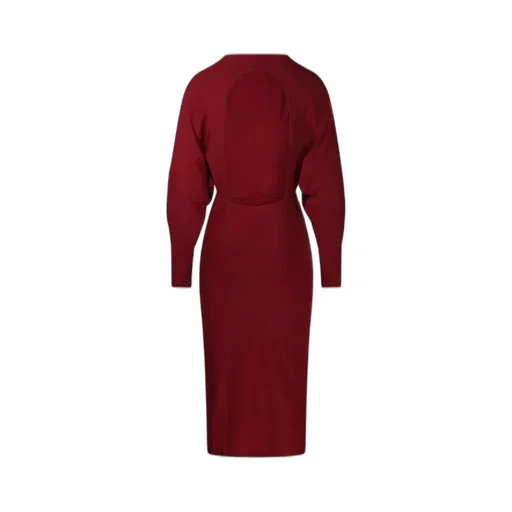AmazuÌN Karubu Draped Midi Dress